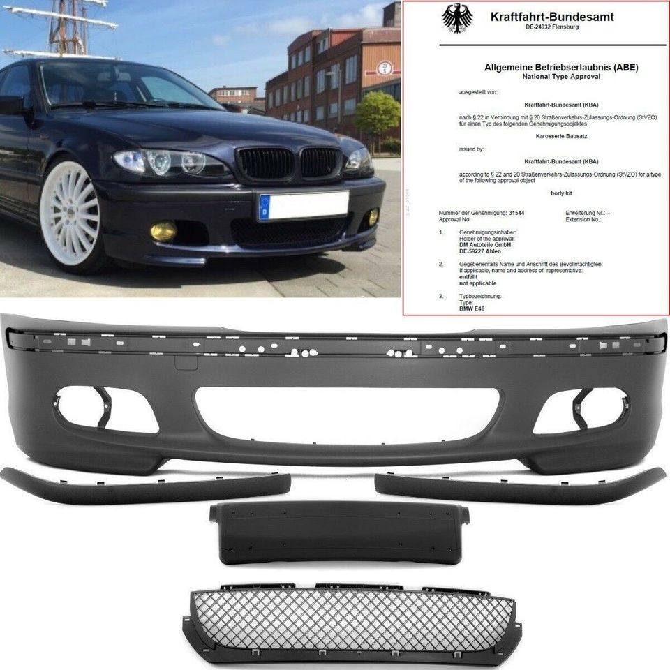 Sport Front Stoßstange für BMW 3er E46 Limousine 1998-2005 auch M in Ahlen