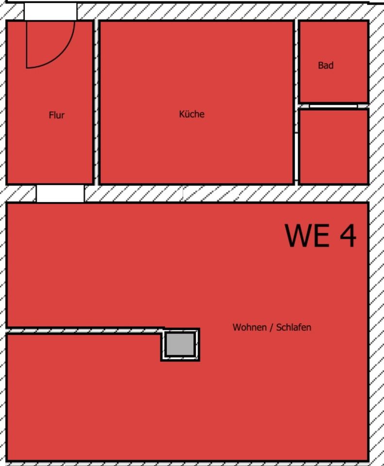 Erdgeschoss Single Wohnung in Papenburg Obenende ab 01.09.2024 in Papenburg