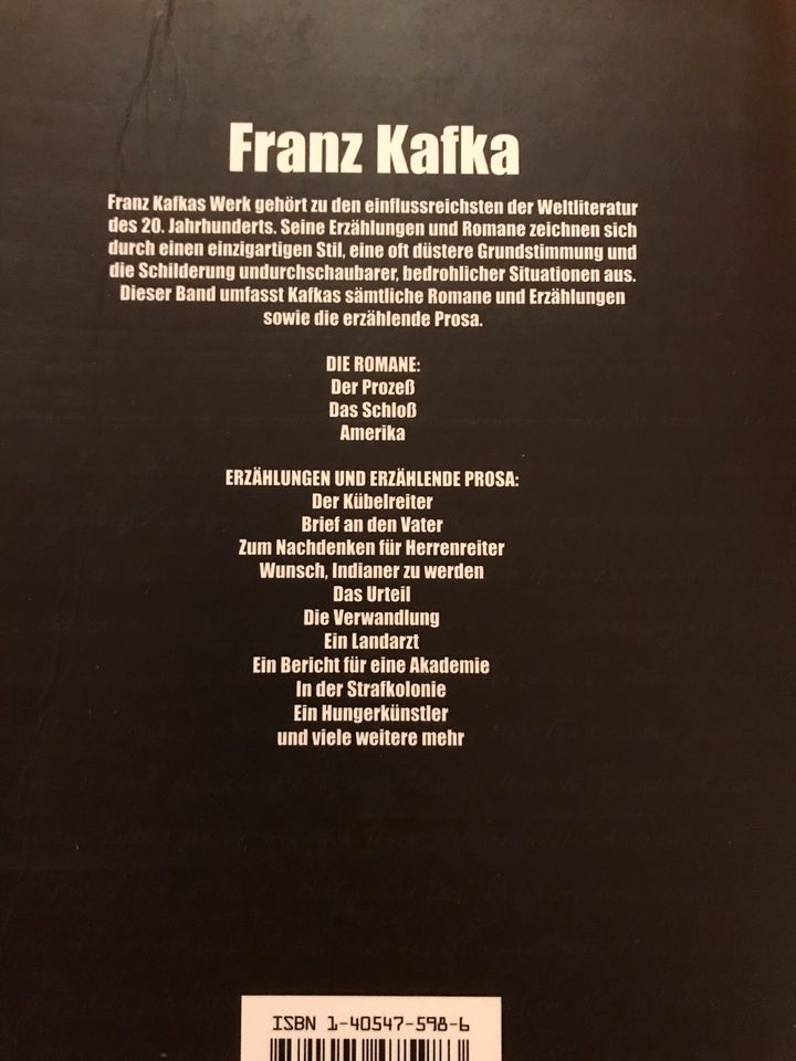 Franz Kafka, sämtliche Werke und Max Brod über Franz Kafka, 2 in Heidenheim an der Brenz