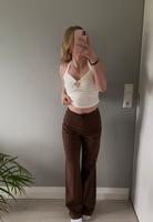 vintage Bershka Anzugshose mit weitem Bein braun 34 Baden-Württemberg - Reutlingen Vorschau