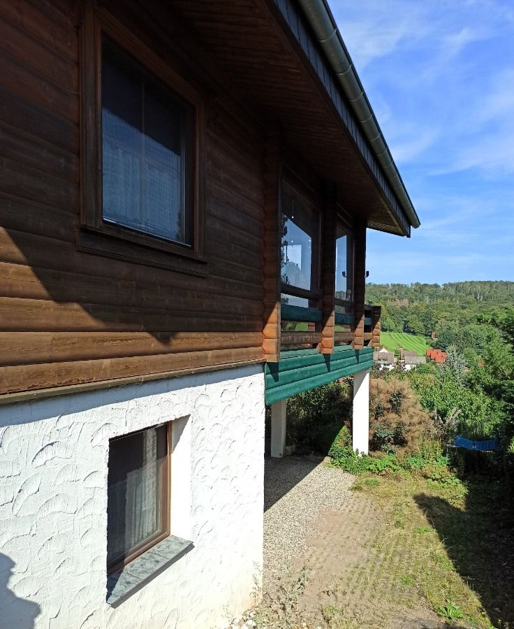 Wohlfühlen in der Natur+Gemütliches Holzhaus mit Einliegerwohnung im Harz, Bad Sachsa/Steina in Bad Sachsa