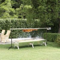 Rotisserie Grill + Wanne Spanferkel Grillspieß Motor Drehspieß Hessen - Weilburg Vorschau