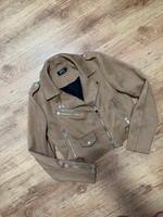 Only Lederjacke Velour Gr. M Cognac beige Bayern - Neunburg Vorschau