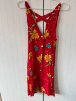 Sexy Vintage Retro 90er Jahre Sommerkleid Blumenkleid rot Gr XS/S Köln - Bayenthal Vorschau