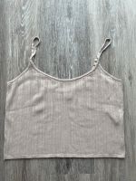 Stricktop Abercrombie beige L cropped Hessen - Wetzlar Vorschau