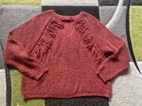 Benetton Strickpulli Fransen Cut out  rot meliert neu Gr. M Niedersachsen - Sehnde Vorschau