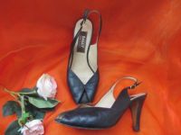 VINTAGE Leder High- Heels Peep Toes Slingbacks Sling Pumps Bally Baden-Württemberg - Bammental Vorschau