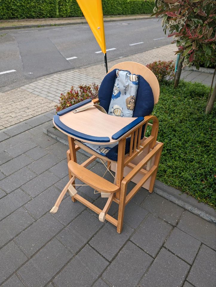 Hochstuhl-Set - 3 in 1 mit Tisch und Wippe in Waldfeucht