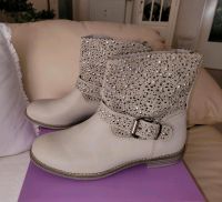 NEU beige Stiefel Schuhe Glitzer Nieten Gr.40 Schleswig-Holstein - Neumünster Vorschau