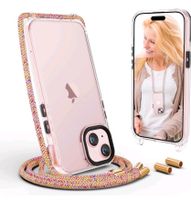 iPhone 15 6.1" - Necklace Transparent Handyhülle Case mit Strap S Niedersachsen - Hameln Vorschau