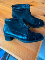 Rieker Stiefelette Leder Gr. 40 schwarz Hessen - Taunusstein Vorschau