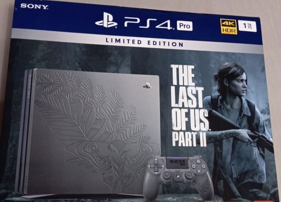 Sony PlayStation 4 Pro The LoU Part II Limited Edition 1TB in Neustadt an der Weinstraße