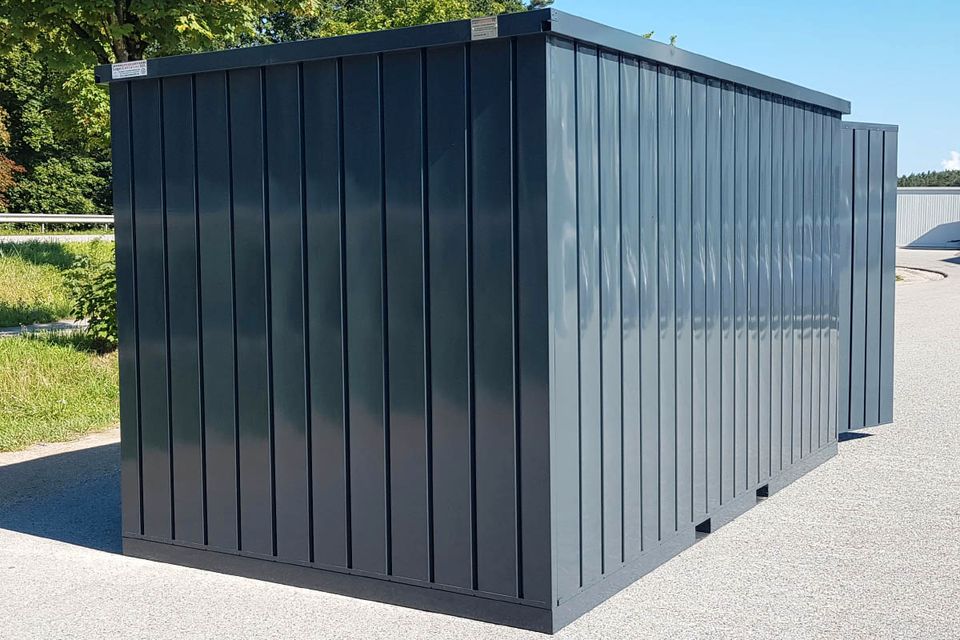 ⭐️ Gartenhäuschen Gartencontainer Materialcontainer BOX Anthrazit in Mühlhausen i.d. Oberpfalz