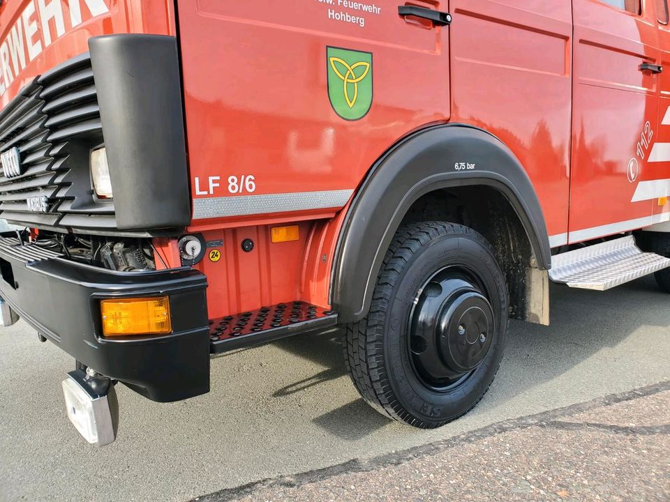 Iveco 75-14A / Feuerwehr / H-Zulassung / 9-Sitze / Oldtimer in Ponitz