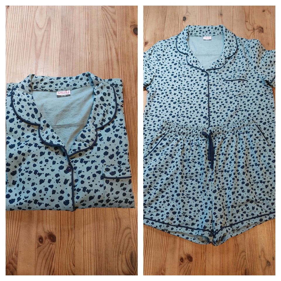 NEU  Damen Pyjama Größe 36 / 38 Gr.S Gr.M in Bedburg