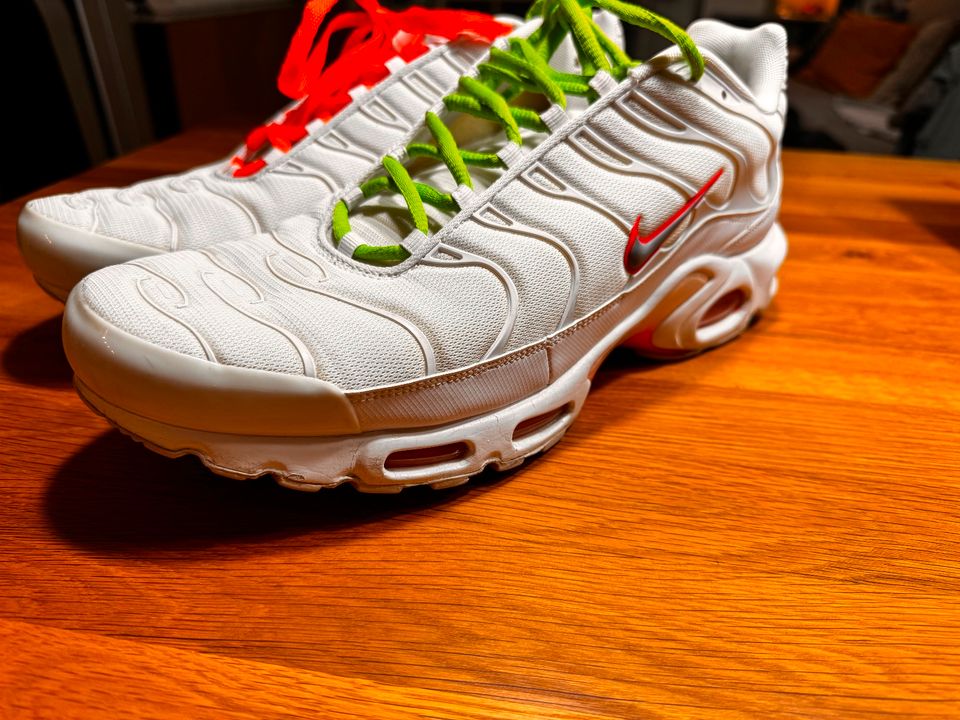 Nike TN Sneaker ; Weiß ; US 14 ; EUR 48,5 ; 10x getragen in Kirchseeon