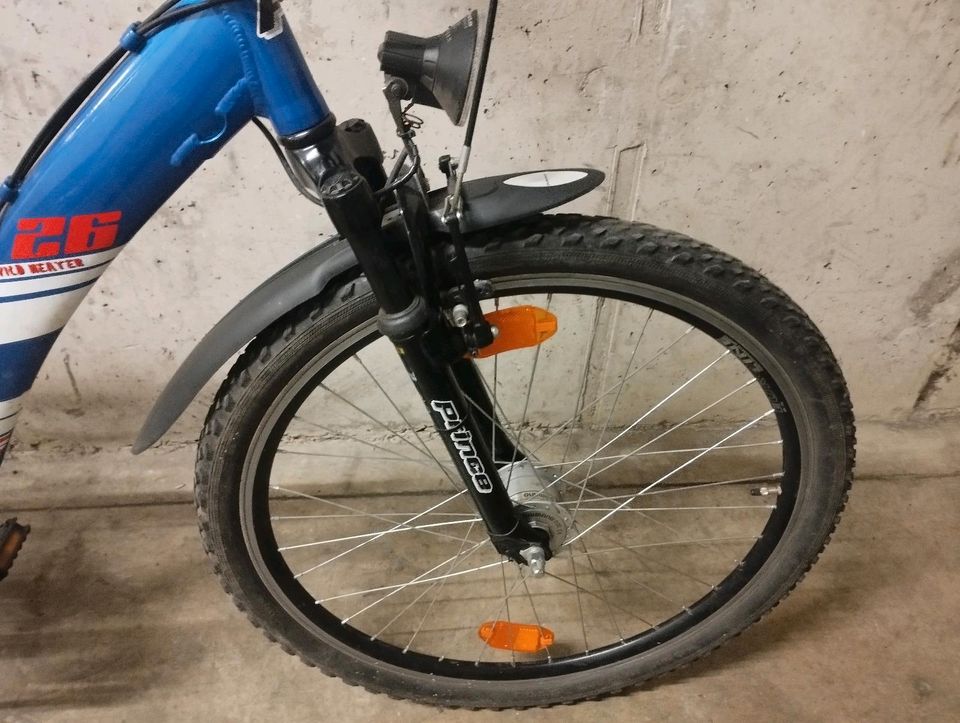 Alu-Kinder Fahrrad PRINCE 26 Zoll 21 Gänge mit Nabendynamo in Bochum