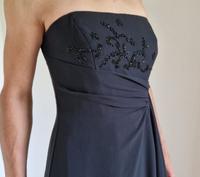 Schwarzes trägerloses langes Abendkleid von Zero, Gr. 36 Bayern - Igensdorf Vorschau