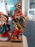 Madonna Maria + Kind+Josef Holzfigur handgeschnitzt, Weihnachten Essen - Huttrop Vorschau