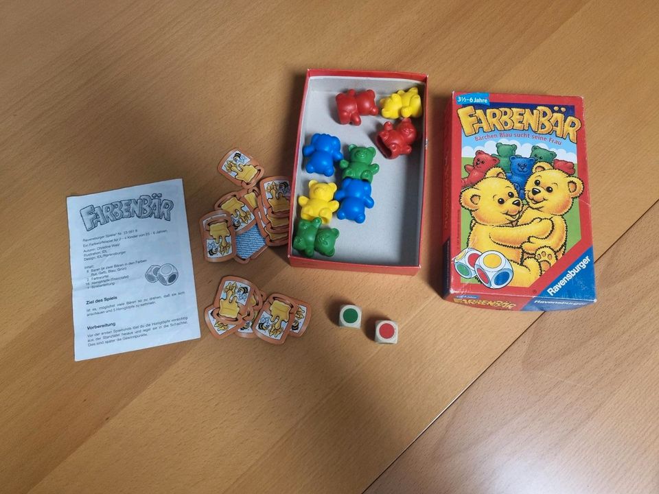 Kinderspiele - Memory , Alle meine Kleider , Farbenbär in Cadenberge