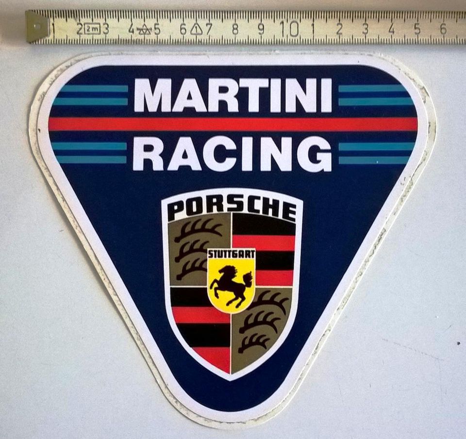 MARTINI RACING PORSCHE-Aufkleber in Rheinland-Pfalz - Neustadt an