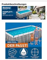 Pool Bestway 412x201x122 Rattanoptik Brandenburg - Mittenwalde Vorschau