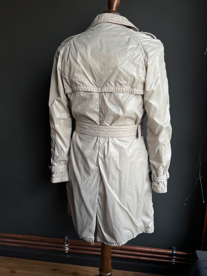 MONCLER Trenchcoat Gr. 3 / M beige Jacke Mantel in Hamburg