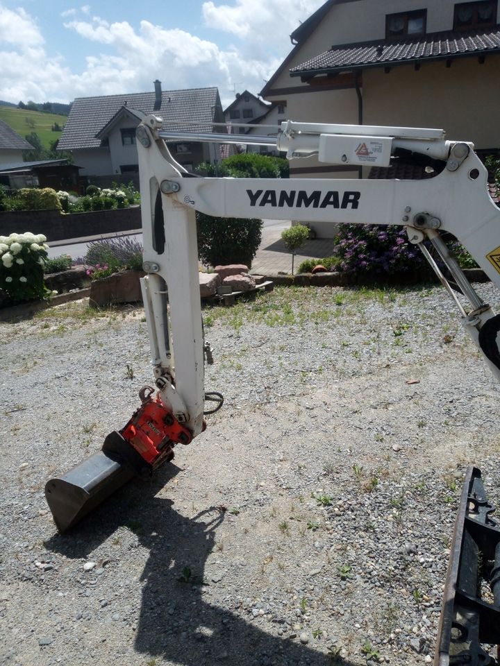 Vermiete Minibagger Yanmar 2,0 t. in Oberharmersbach
