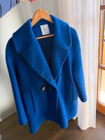 Wollmantel Kurzer Mantel blau royalblau Mango Gr. M Bayern - Cham Vorschau