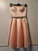 Damenkleid/Apricot/Glitzergürtel/Gr.XS Bayern - Berglern Vorschau