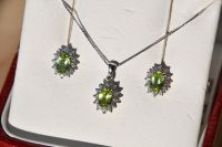 Weißgold 750 Ohrstecker Ohrringe Anhänger Parure Peridot Diamant München - Untergiesing-Harlaching Vorschau