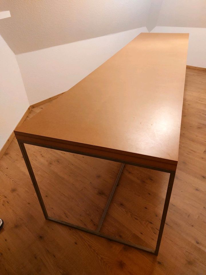 Schreibtisch, Tisch, Eiermann-Stil, 3,40m lang in Leipzig