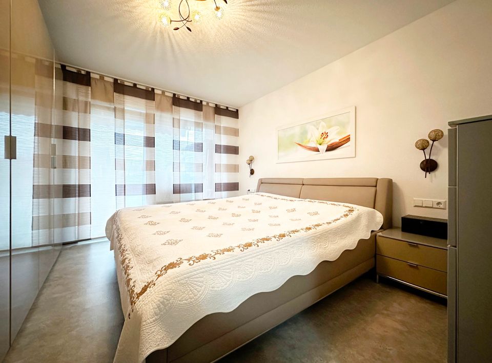 F&D | Tolle 4,5-Zimmer-EG-Wohnung mit Terrasse, Südbalkon & Garage am Vorderen See in Villingen-Schwenningen