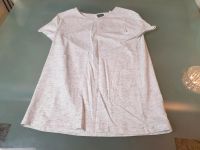 T-Shirt Oberteil Gr. S 36 Basic Shirt top weiß grau Mitte - Wedding Vorschau