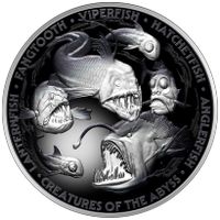 Silbermünze Niue 5 oz Creatures of the Abyss 2024 Proof Farbe Niedersachsen - Fürstenau Vorschau