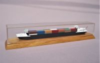 Schiffsmodell in Vitrine / Container Binnen Schiff Schleswig-Holstein - Warnau b Nettelsee Vorschau