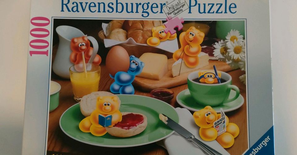 1000 Teile Puzzel, Puzzle Ravensburger, Gelini Frühstück in Elchesheim-Illingen