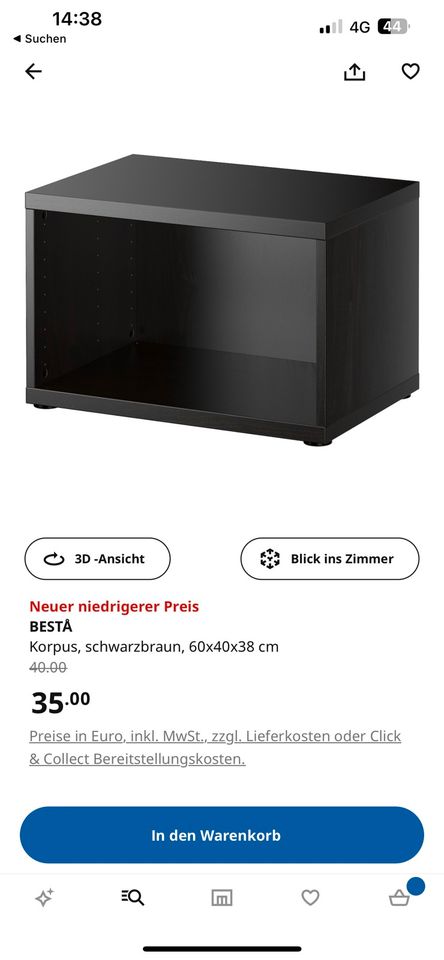 IKEA Besta Wohnwand | gut erhalten & gereinigt in Hannover