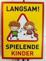 Schild Langsam Spielende Kinder Spielstraße Sicherheit Warnschild Hessen - Eltville Vorschau