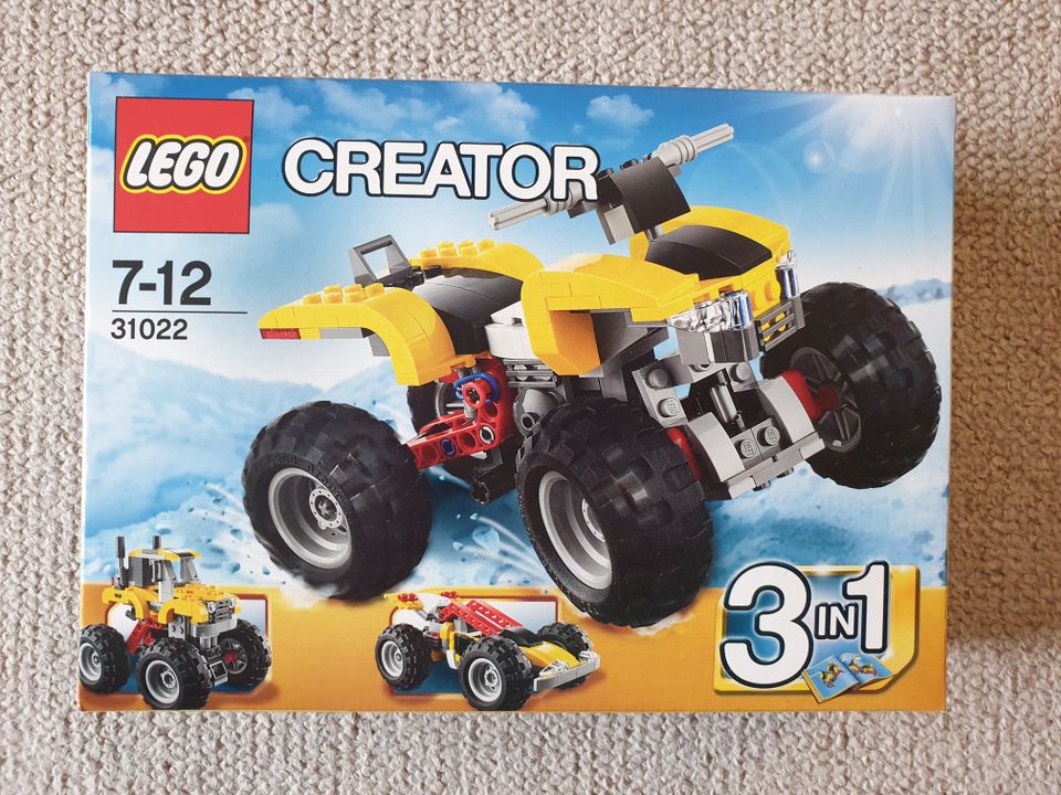 LEGO Creator 3 in 1 Turbo Quad, Monster-Truck, Buggy - 31022 OVP in Kiel