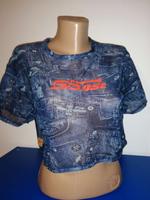 DIESEL Shirt Top durchsichtig Kult 80er Style Jeans Stil Gr. M Sp Bad Reichenhall - Nonn Vorschau