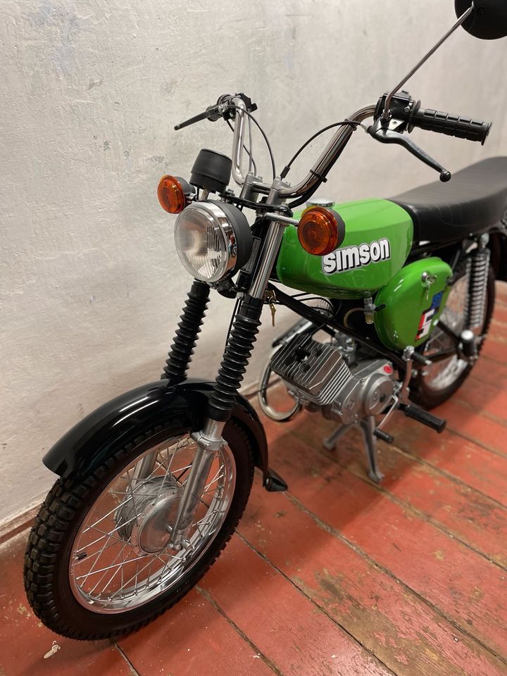 Simson S51 Enduro DDR 4 Gang Papiere in Werdau