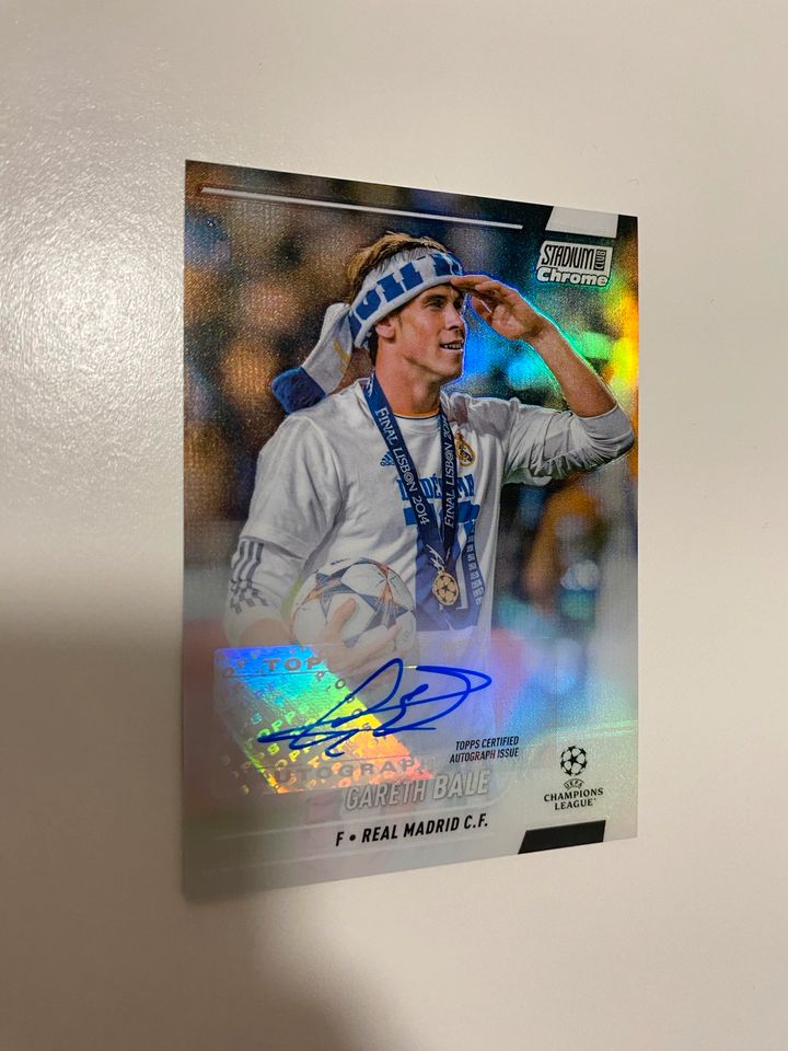 Gareth Bale AUTO | Topps CL Chrome Card | Real Madrid Fussball in Braunschweig