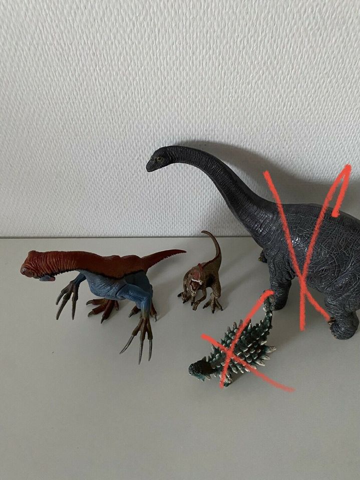 F Schleich Dinosaurier Set Dinos T-Rex Therizinosaurier in Heidelberg