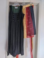 Schwarz Vintage Sportalm Dirndl 3 Schürzen rot grau gelb Lodenfre Thüringen - Suhl Vorschau