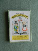 Wie wird das Wetter meteorologisches Lehrquartettspiel DDR 1958 Leipzig - Altlindenau Vorschau