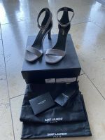 Neue Saint Laurent high Sandalen 38,5 in grau Bayern - Würzburg Vorschau