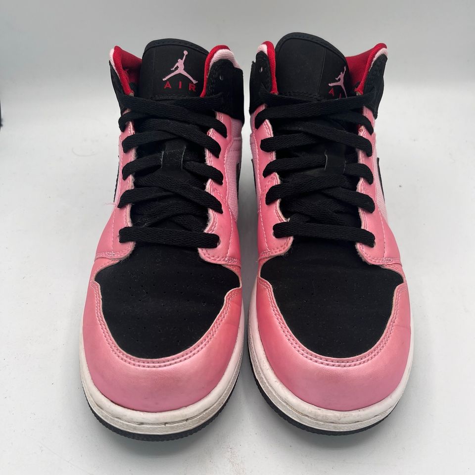 Air Jordan 1 pink metallic black Retro mid GS 6,5 Herren Nike low in Lage