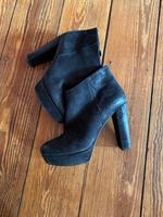 Kennel & Schmenger Stiefeletten 37 schwarz Nubukleder Hessen - Hadamar Vorschau