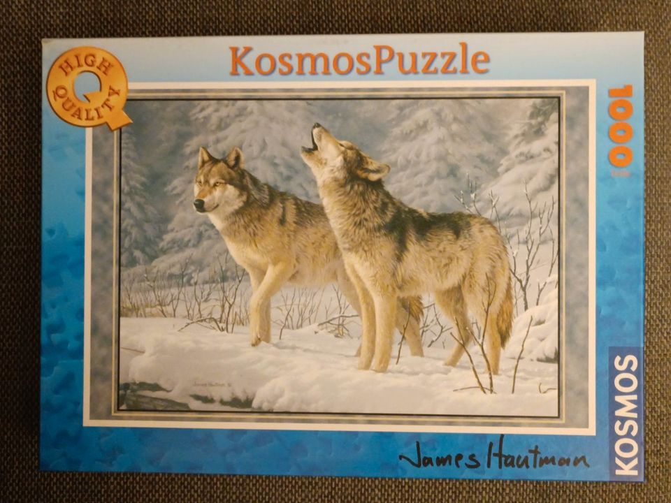 Puzzle 1000 Teile Wölfe - Kosmos Puzzle 66 x 47 cm von 2007 in Hamburg